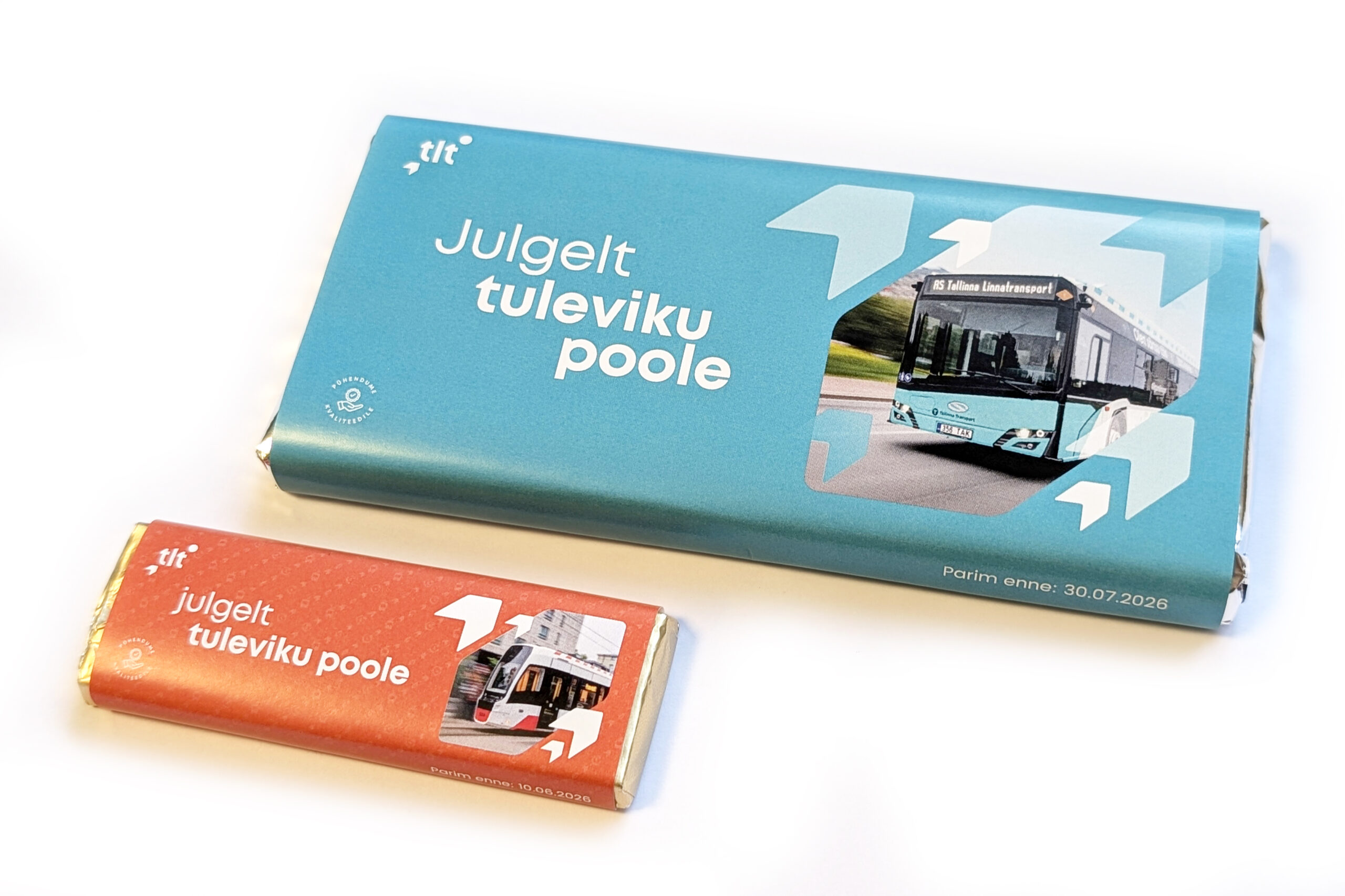 270 gr Kalevi šokolaad oma kujundusega ümbrispaberis