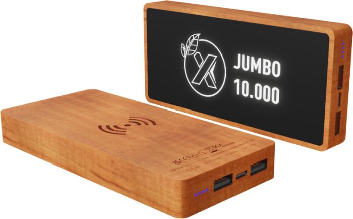 Akupank puidust 10 000 mAh