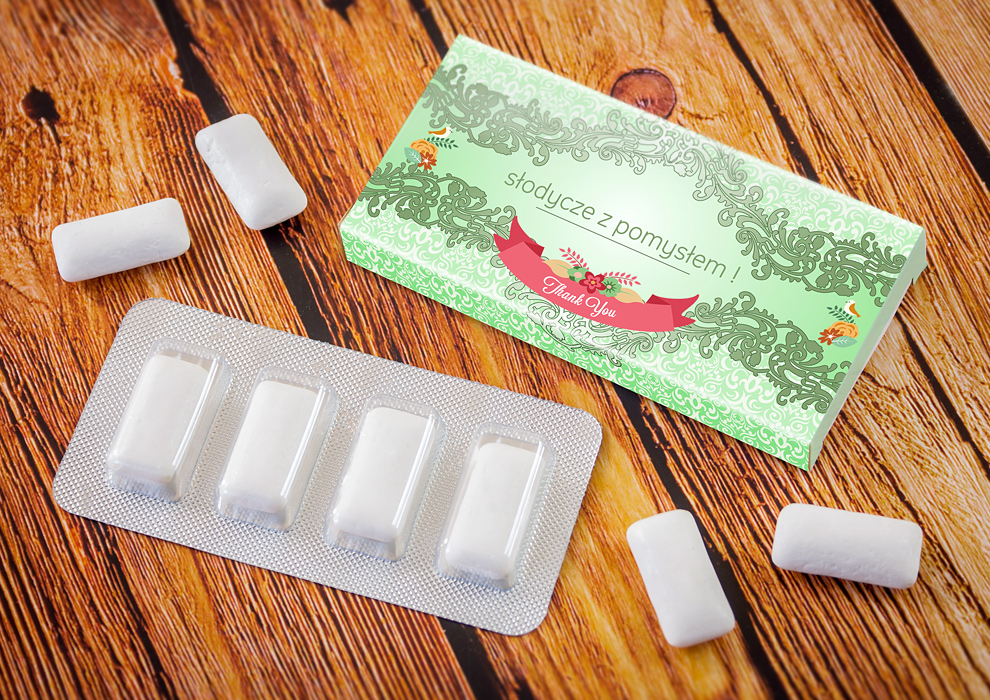 4 Närimiskummi pakendis