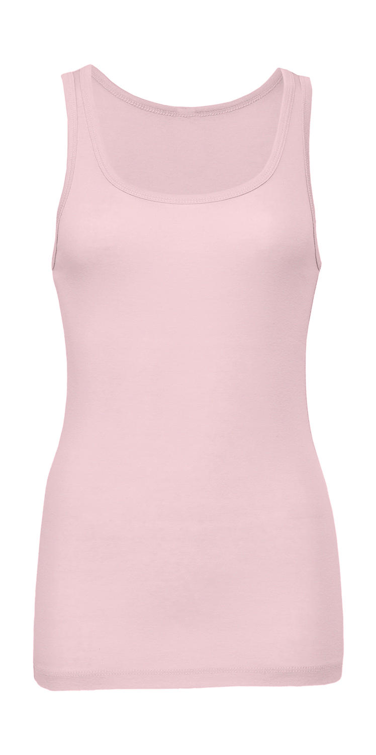 Sheer Mini Rib Racerback Tank Top