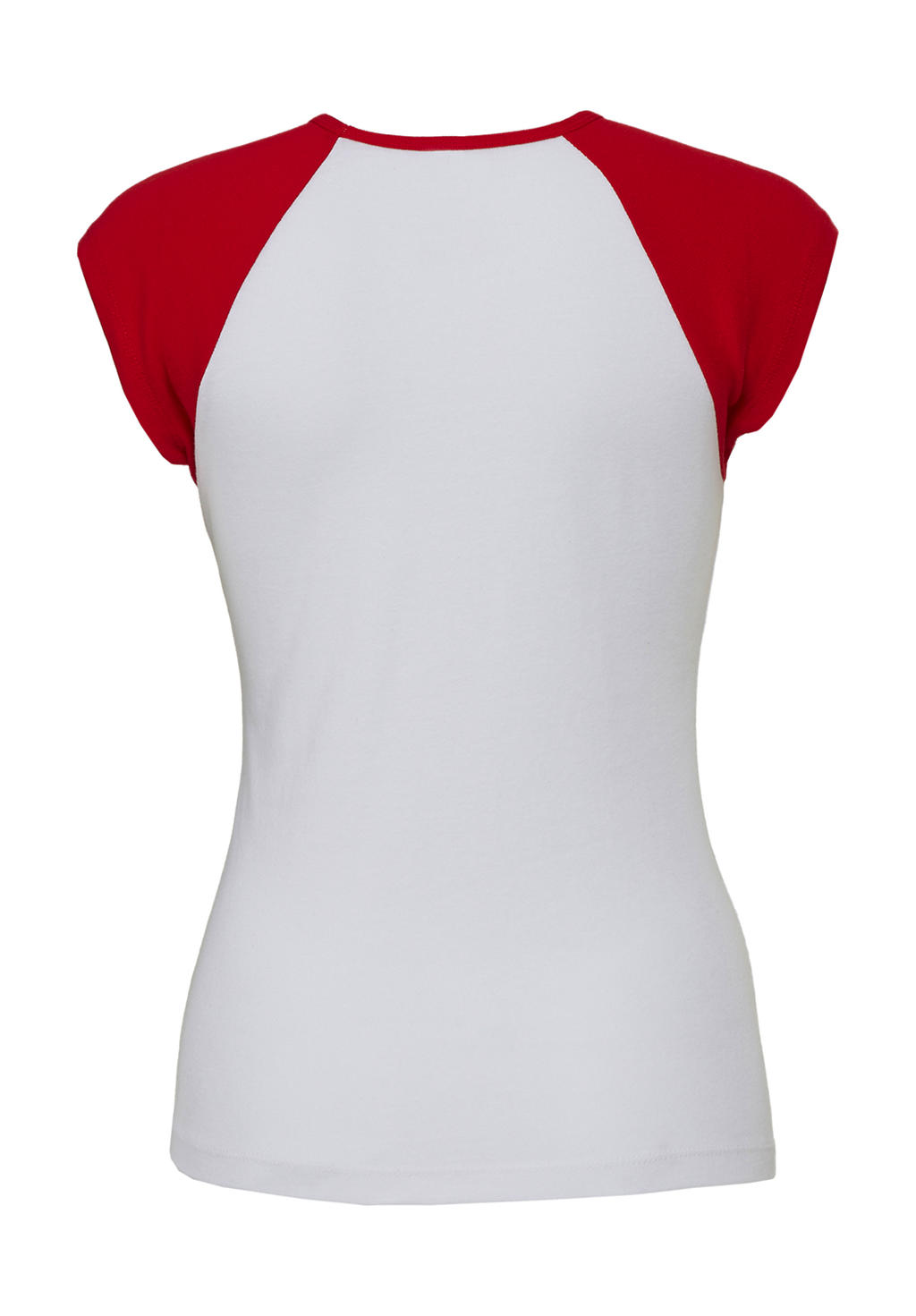 Cap Sleeve Contrast Raglan T-Shirt